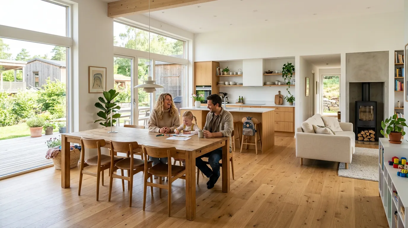 Family home interior